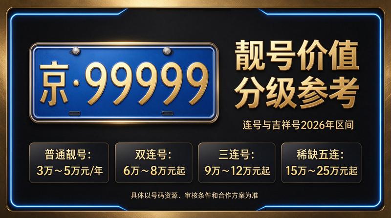 闲置北京京牌租赁服务展示